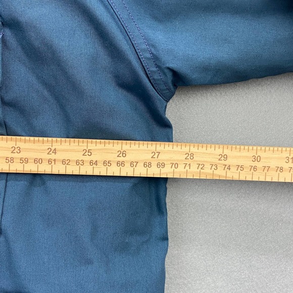 VTG WOOLRICH JACKET WOOL LINED Blue BARN CHORE COAT MEN'S XL - Picture 7 of 11